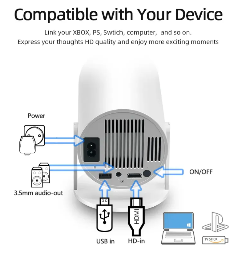 CineMaster Pro - Smart Movie Projector